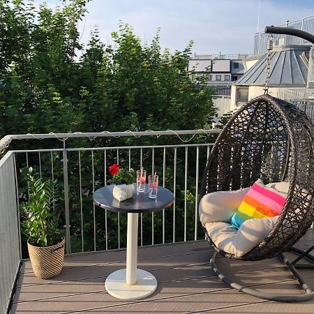 Stylish Rooms, Sunny Terrace In Vienna City Center Viena Exterior foto