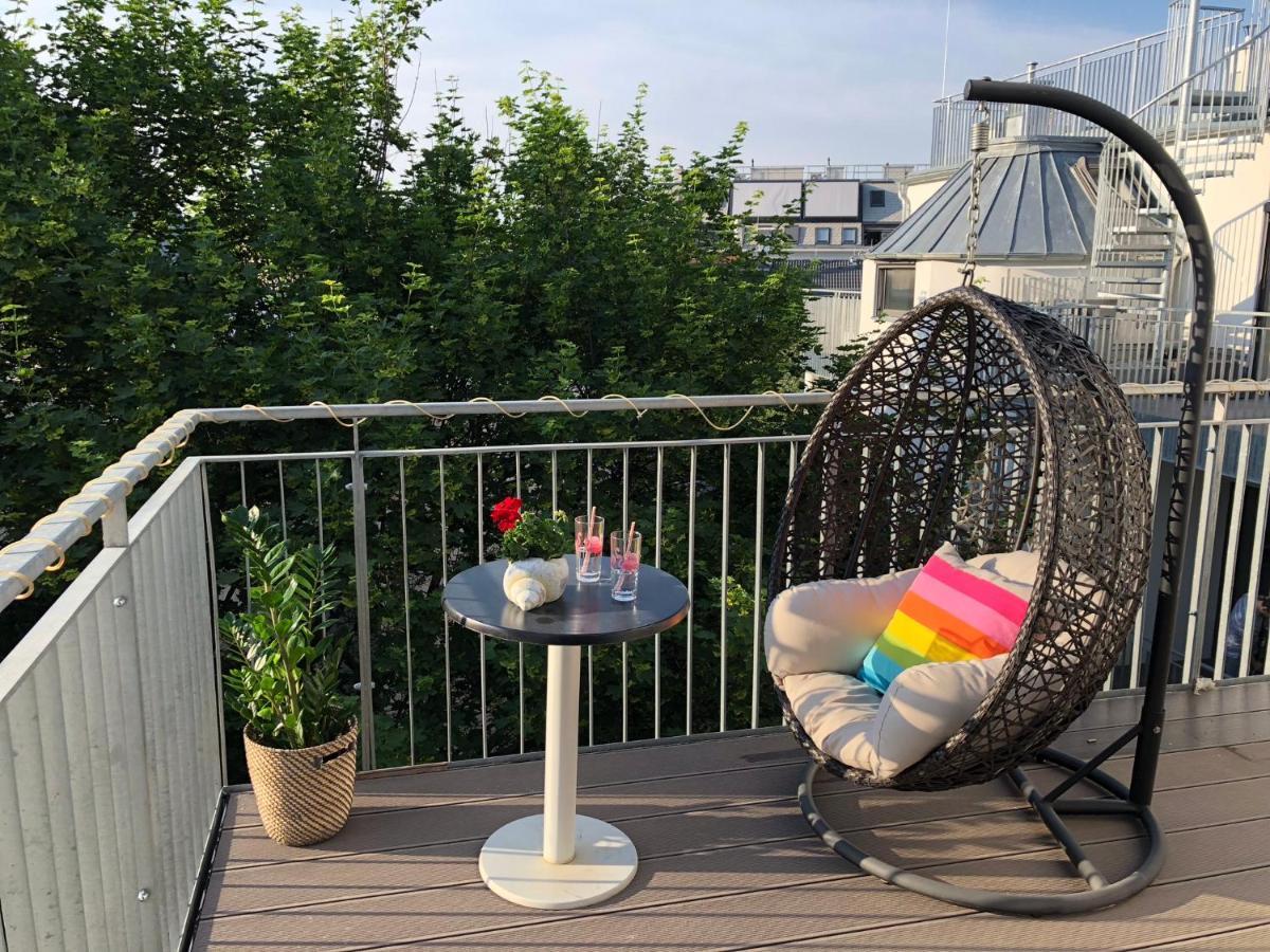 Stylish Rooms, Sunny Terrace In Vienna City Center Viena Exterior foto